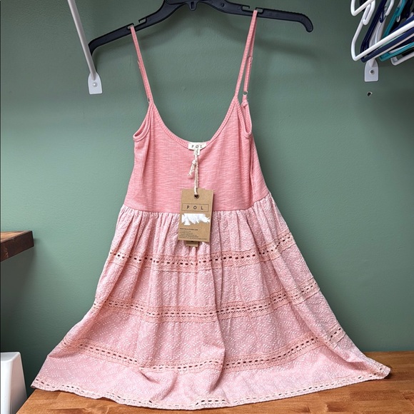 POL Tops - NWT POL Blush Pink Tunic, size Small